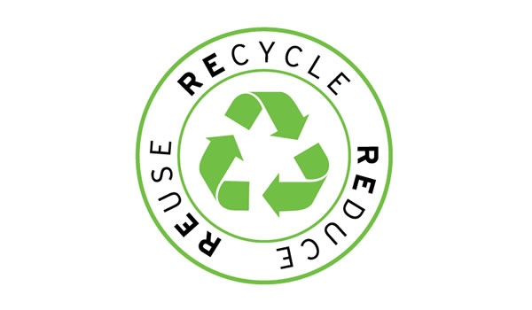 reuse, recycle and reduce logo